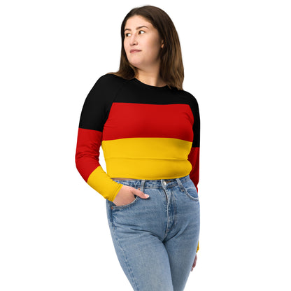 Deutschland Langarm Crop Top Long Sleeve Crop Top 61.99 Crop, Deutschland, Long, Sleeve, Top JLR Design