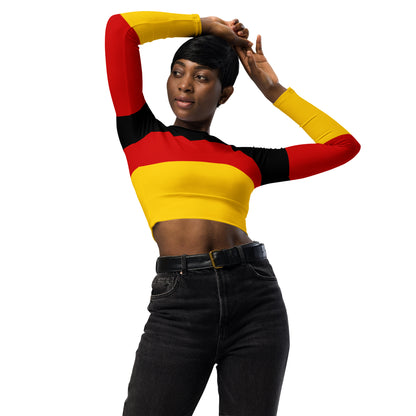 Deutschland Langarm Crop Top Long Sleeve Crop Top 61.99 Crop, Deutschland, Long, Sleeve, Top JLR Design