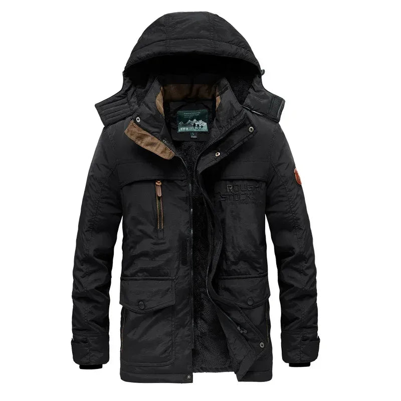 dicke-winterjacke-mit-kapuze-and-vielen-taschen-parka-jlr-design-68681 - JLR Design