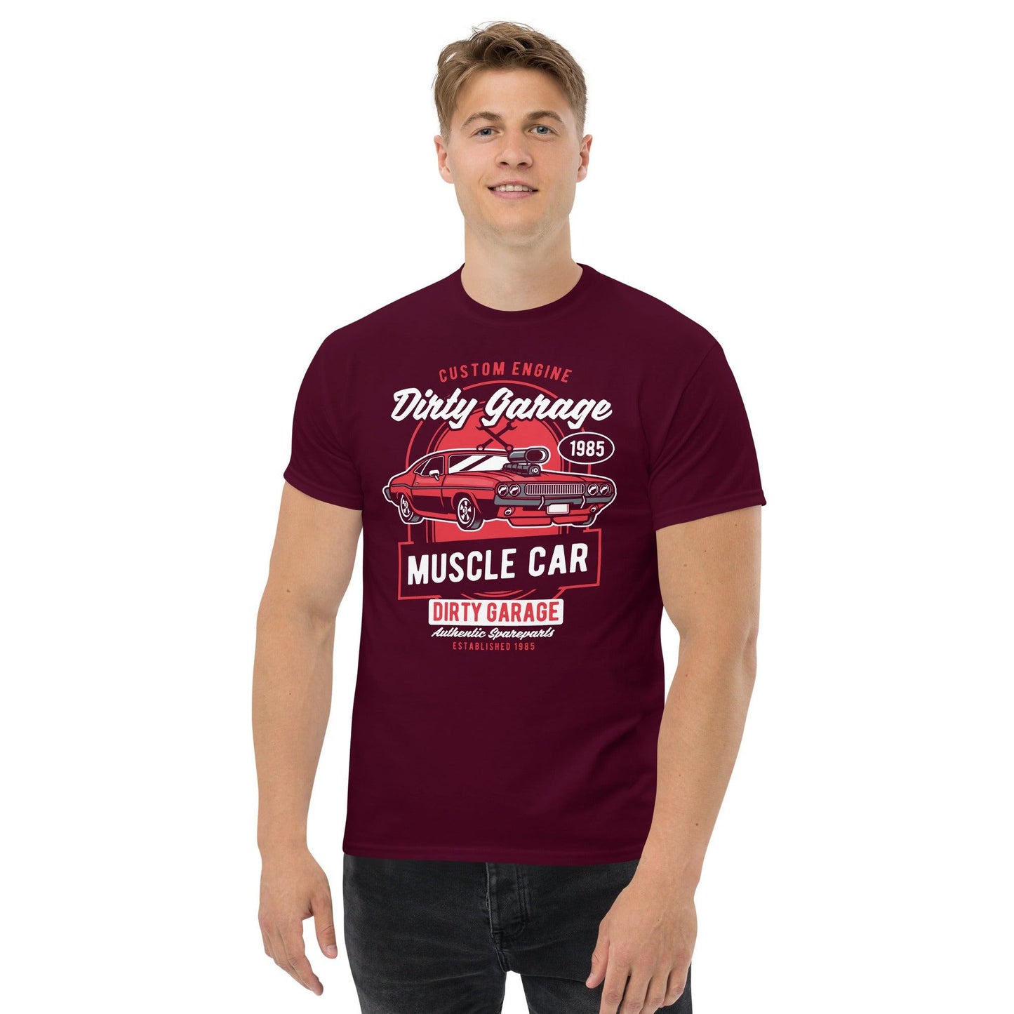 Dirty Garage Herren-T-Shirt T-Shirt 29.99 Car, Dirty, Garage, Herren, Muscle JLR Design