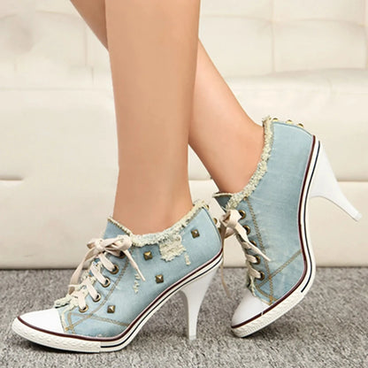 Edle Stiletto-Heels aus Canvas: Modern und feminin High Heels JLR Design