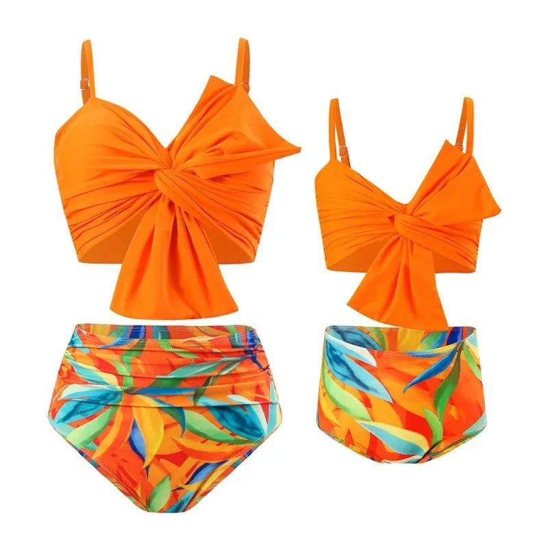 einfarbiges-bikini-set-mit-grosser-schleife-bikini-mit-schleife-jlr-design-82251 - JLR Design