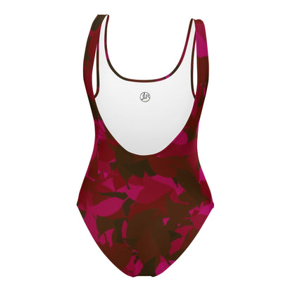 Einteilige Red Leaf Badeanzug mit Cheeky Passform Badeanzug 56.99 badeanzug, Damen, Leaf, red JLR Design