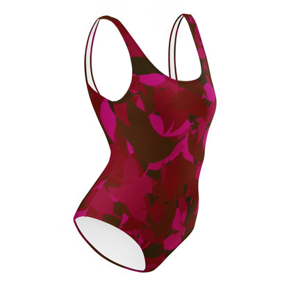 Einteilige Red Leaf Badeanzug mit Cheeky Passform Badeanzug 56.99 badeanzug, Damen, Leaf, red JLR Design