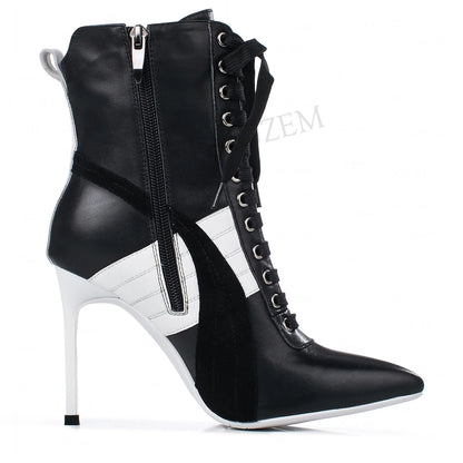 Elegante Damen-High-Heels aus echtem Leder im Sneaker Design High Heels 129.99 Design, Heels, High, Sneaker JLR Design