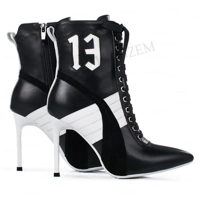 Elegante Damen-High-Heels aus echtem Leder im Sneaker Design High Heels 129.99 Design, Heels, High, Sneaker JLR Design