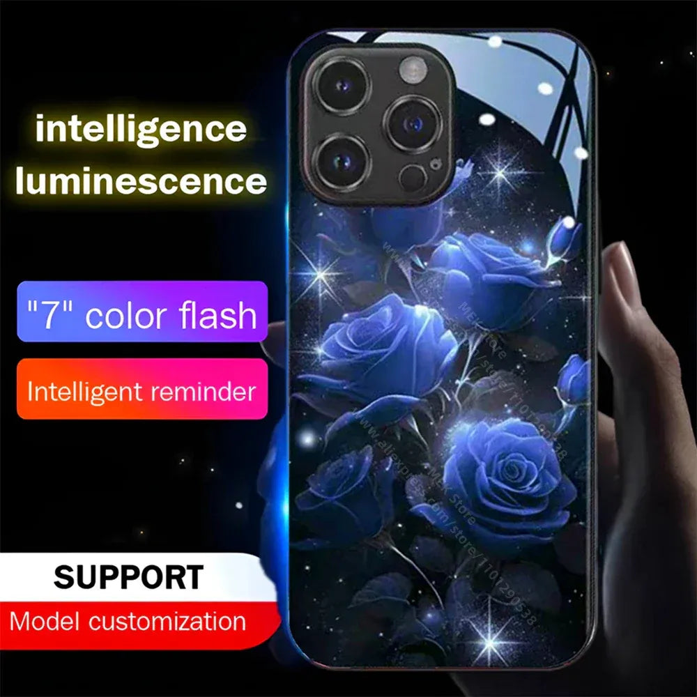 elegante-iphone-handyhulle-mit-led-beleuchtung-rosen-cover-jlr-design-71045 - JLR Design