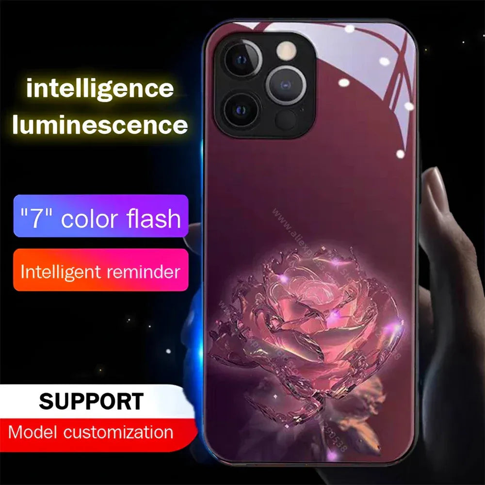 elegante-iphone-handyhulle-mit-led-beleuchtung-rosen-cover-jlr-design-24324 - JLR Design
