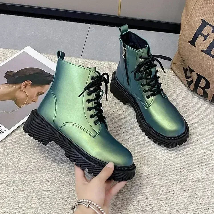 elegante-leder-stiefel-mit-lackoptik-boots-jlr-design-44735 - JLR Design