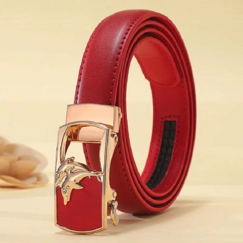 Eleganter Gürtel mit verschiedenen Motiven - Delpin - Herz - Stern Gürtel JLR Design