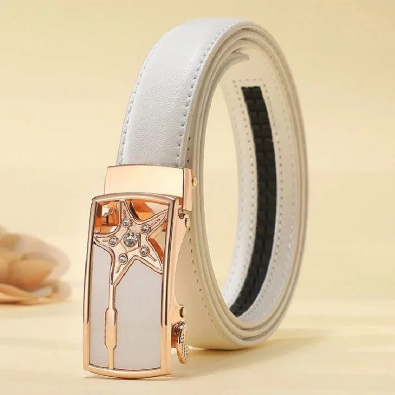 Eleganter Gürtel mit verschiedenen Motiven - Delpin - Herz - Stern Gürtel JLR Design