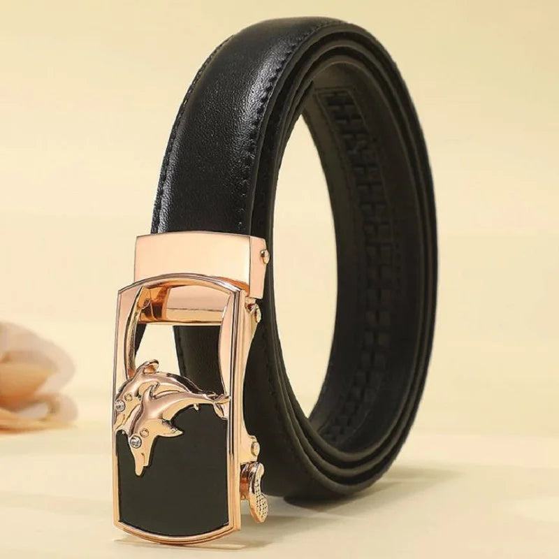 Eleganter Gürtel mit verschiedenen Motiven - Delpin - Herz - Stern Gürtel JLR Design