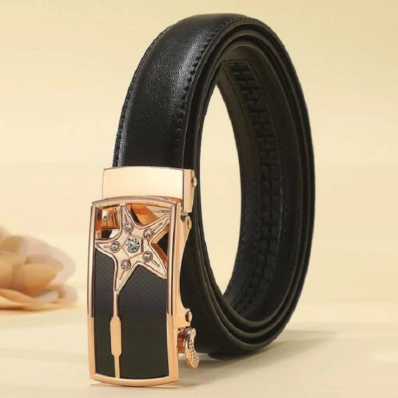 Eleganter Gürtel mit verschiedenen Motiven - Delpin - Herz - Stern Gürtel JLR Design
