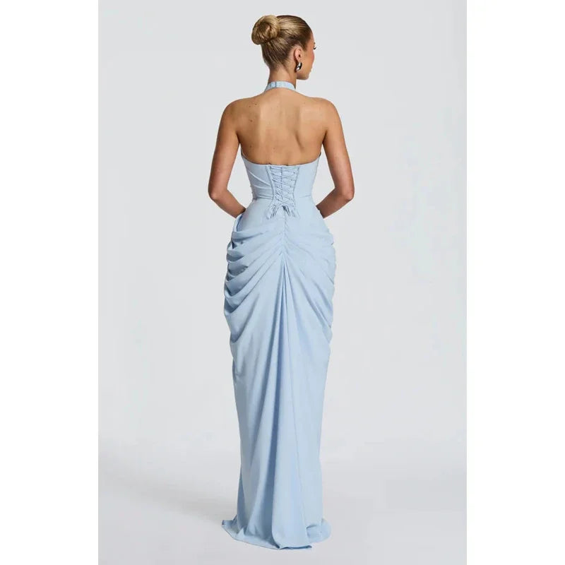elegantes-maxikleid-mit-schlitz-ruckenfrei-tailliert-sommer-abendmode-kleid-jlr-design-12 - JLR Design