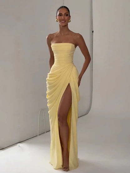 elegantes-maxikleid-mit-schlitz-ruckenfrei-tailliert-sommer-abendmode-kleid-jlr-design-23 - JLR Design