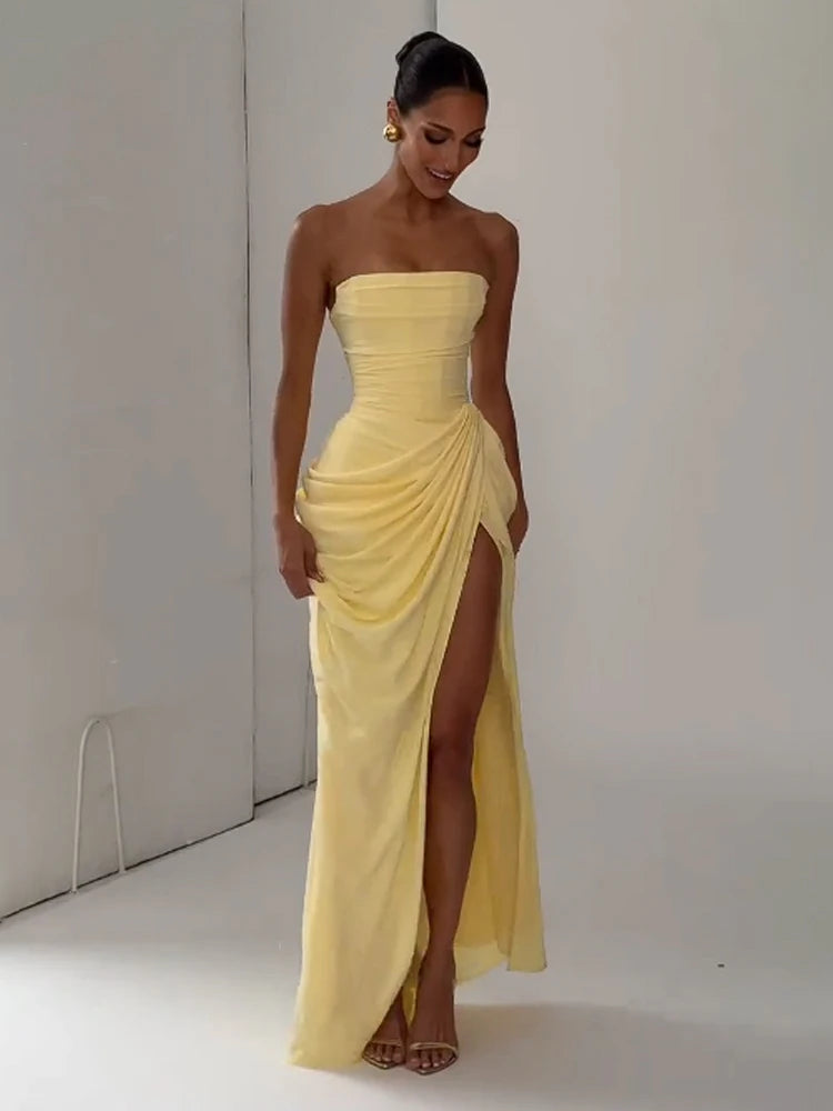 elegantes-maxikleid-mit-schlitz-ruckenfrei-tailliert-sommer-abendmode-kleid-jlr-design-24 - JLR Design