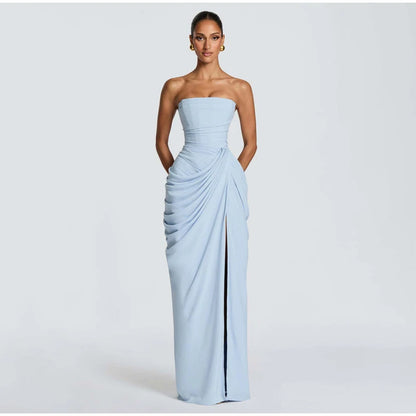elegantes-maxikleid-mit-schlitz-ruckenfrei-tailliert-sommer-abendmode-kleid-jlr-design-26 - JLR Design