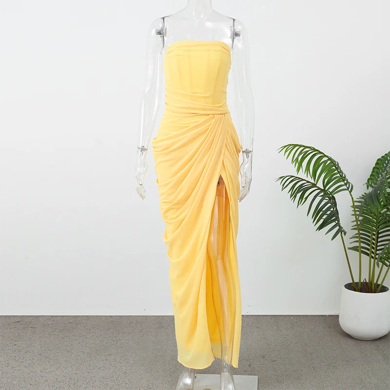 elegantes-maxikleid-mit-schlitz-ruckenfrei-tailliert-sommer-abendmode-kleid-jlr-design-7 - JLR Design
