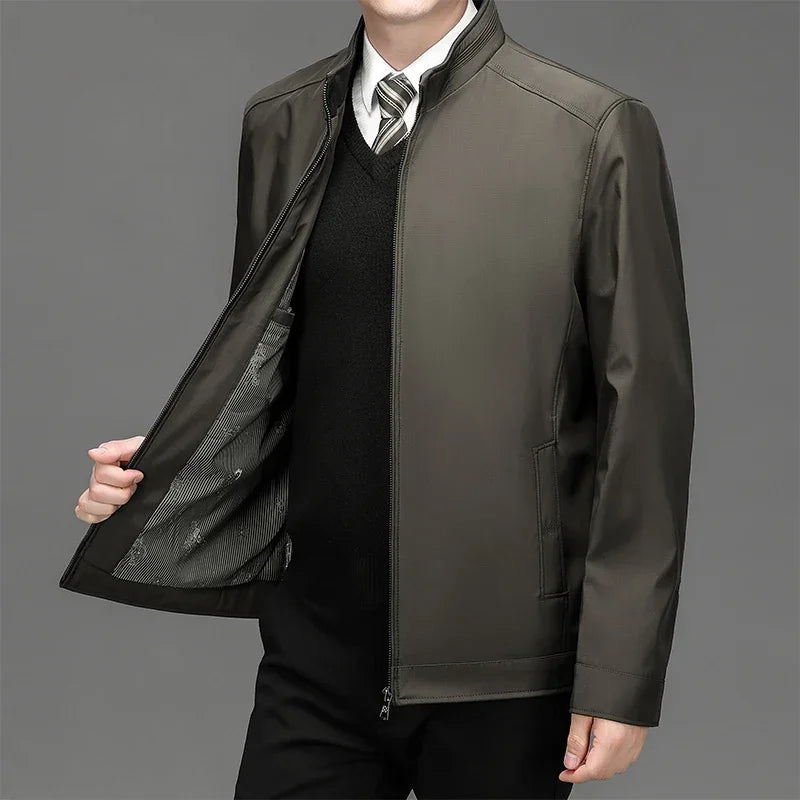 Englische Stehkragen-Jacke – Business-Eleganz Jacke JLR Design