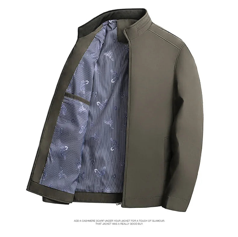 Englische Stehkragen-Jacke – Business-Eleganz Jacke JLR Design