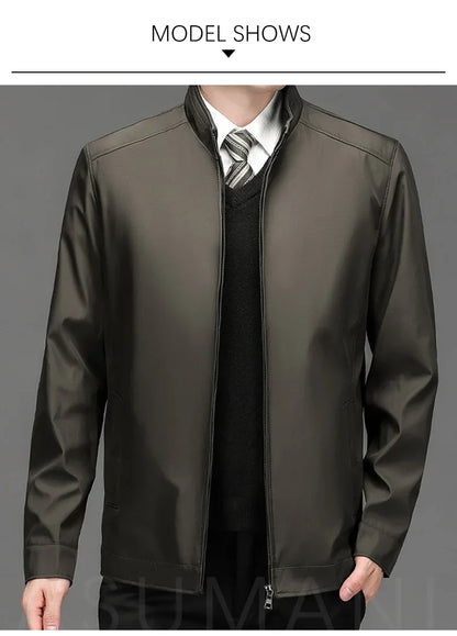 Englische Stehkragen-Jacke – Business-Eleganz Jacke JLR Design