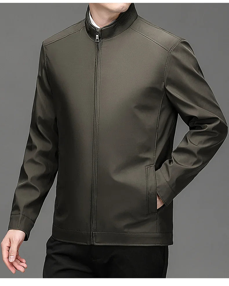 Englische Stehkragen-Jacke – Business-Eleganz Jacke JLR Design