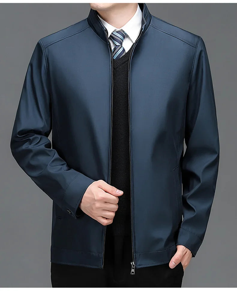 Englische Stehkragen-Jacke – Business-Eleganz Jacke JLR Design