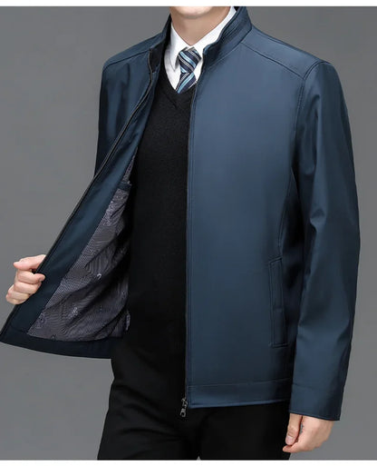 Englische Stehkragen-Jacke – Business-Eleganz Jacke JLR Design