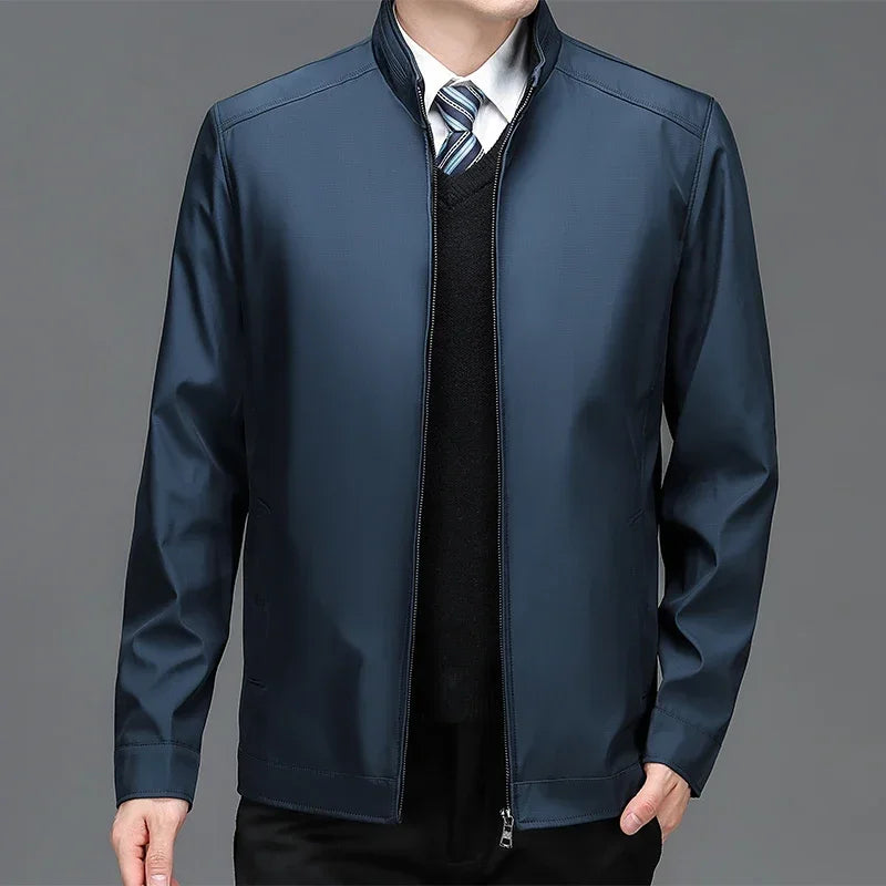 Englische Stehkragen-Jacke – Business-Eleganz Jacke JLR Design