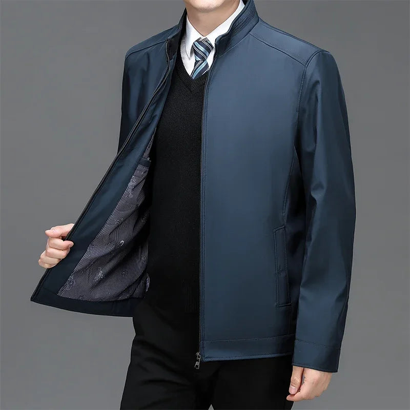 Englische Stehkragen-Jacke – Business-Eleganz Jacke JLR Design