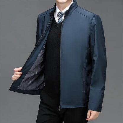 Englische Stehkragen-Jacke – Business-Eleganz Jacke JLR Design