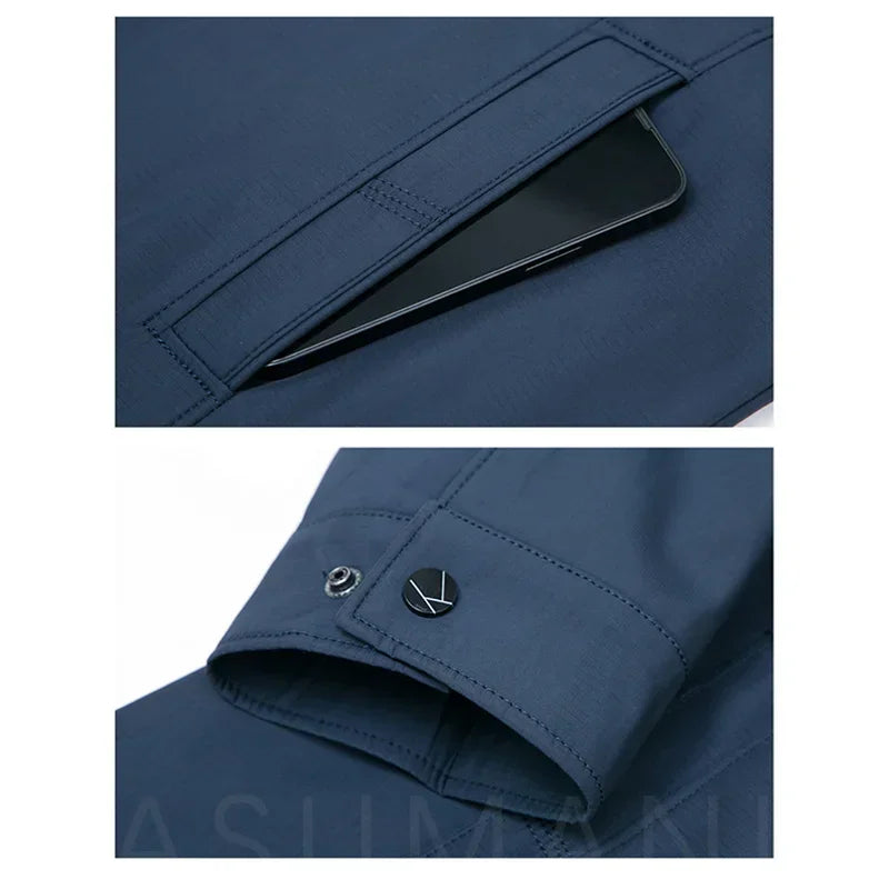 Englische Stehkragen-Jacke – Business-Eleganz Jacke JLR Design