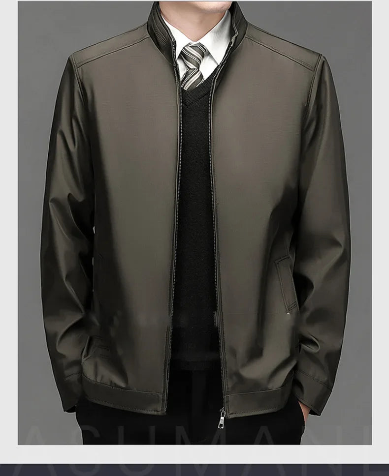 Englische Stehkragen-Jacke – Business-Eleganz Jacke JLR Design