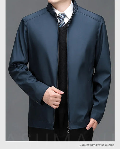 Englische Stehkragen-Jacke – Business-Eleganz Jacke JLR Design