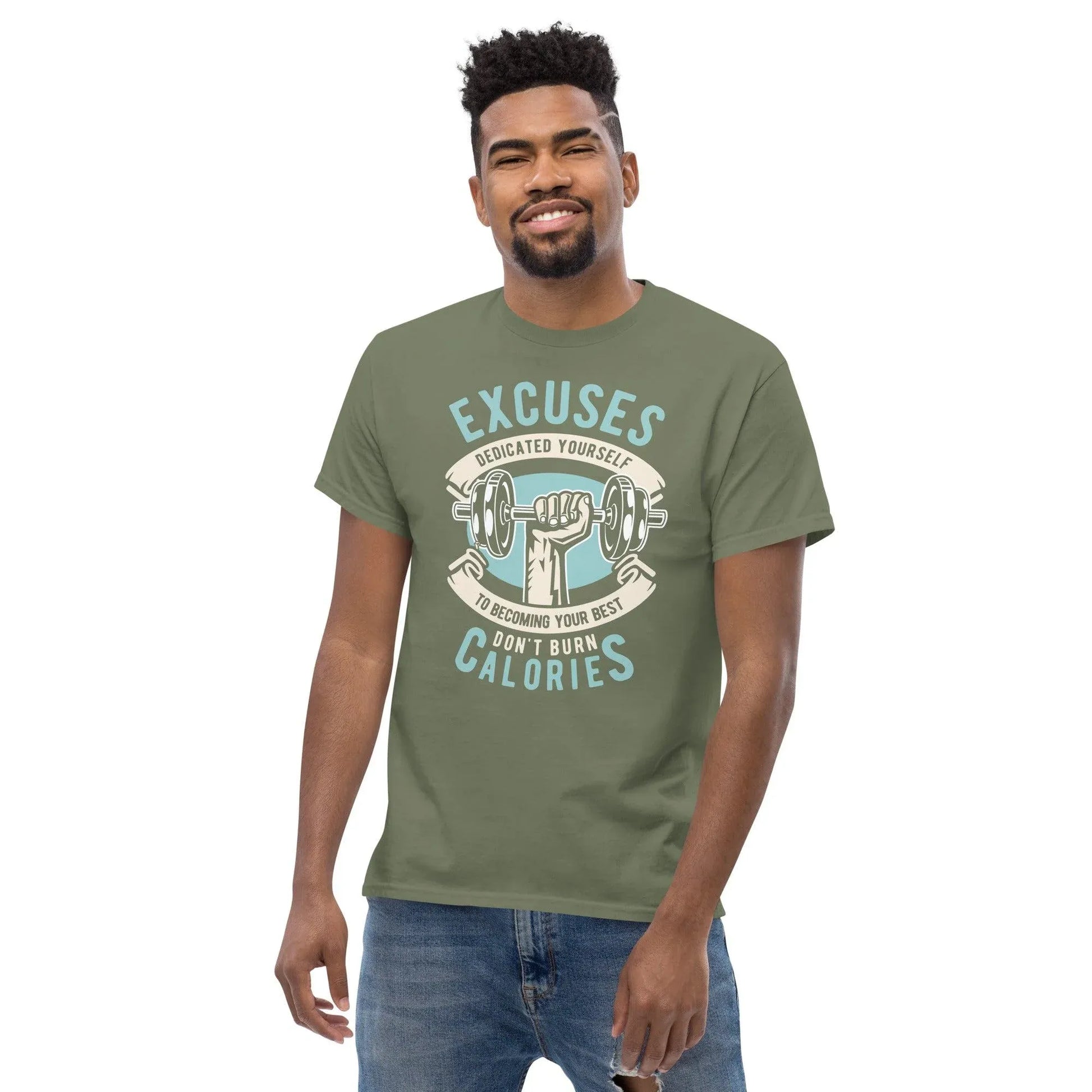 excuses-don-t-burn-calories-herren-t-shirt-t-shirt-jlr-design-30 - JLR Design