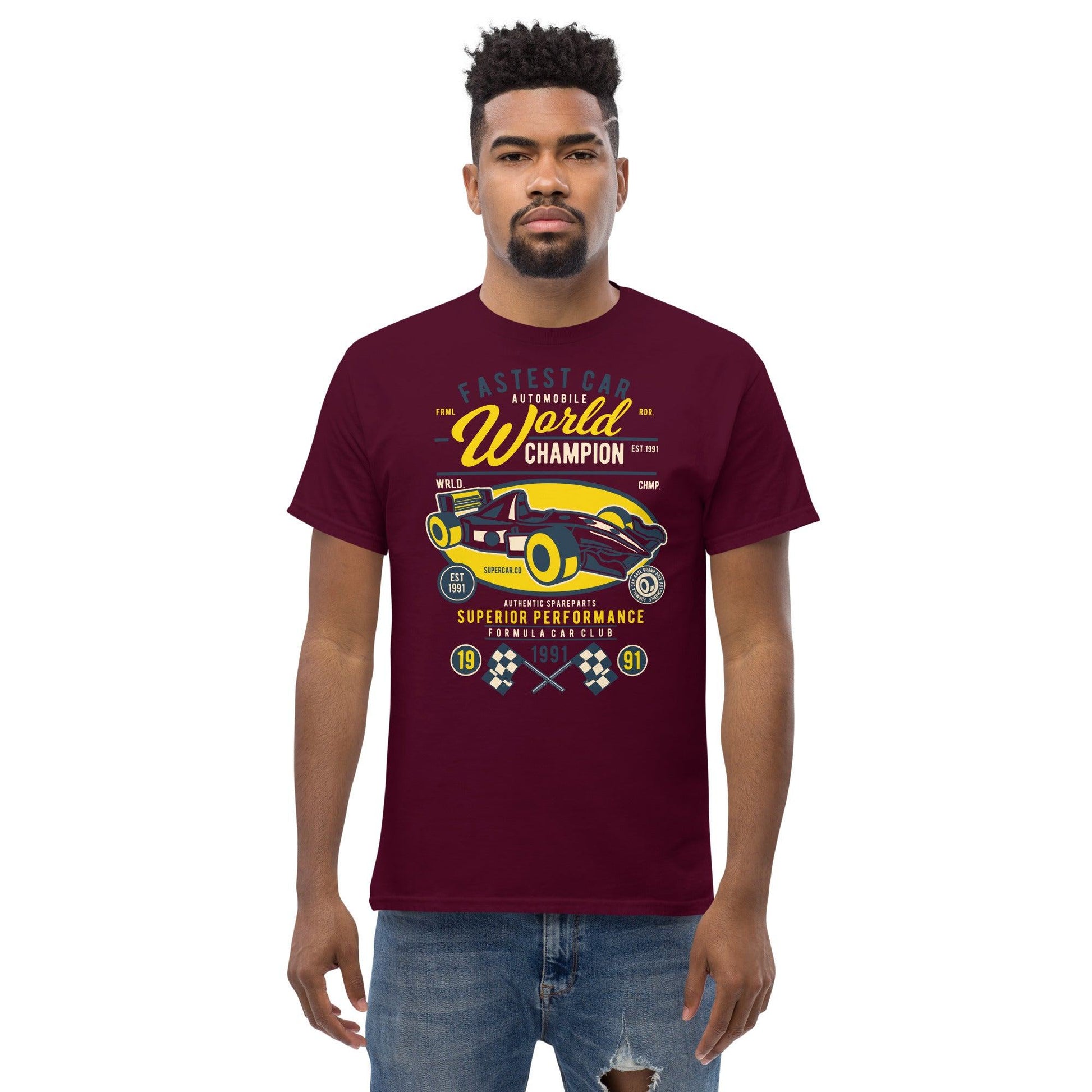 Fastest Car Herren-T-Shirt T-Shirt 29.99 Car, Fastest, Herren, T-Shirt JLR Design