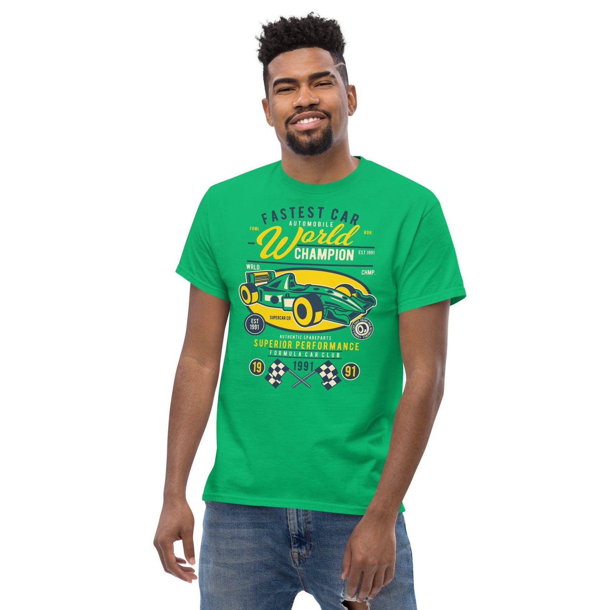 fastest-car-herren-t-shirt-t-shirt-jlr-design-17774 - JLR Design