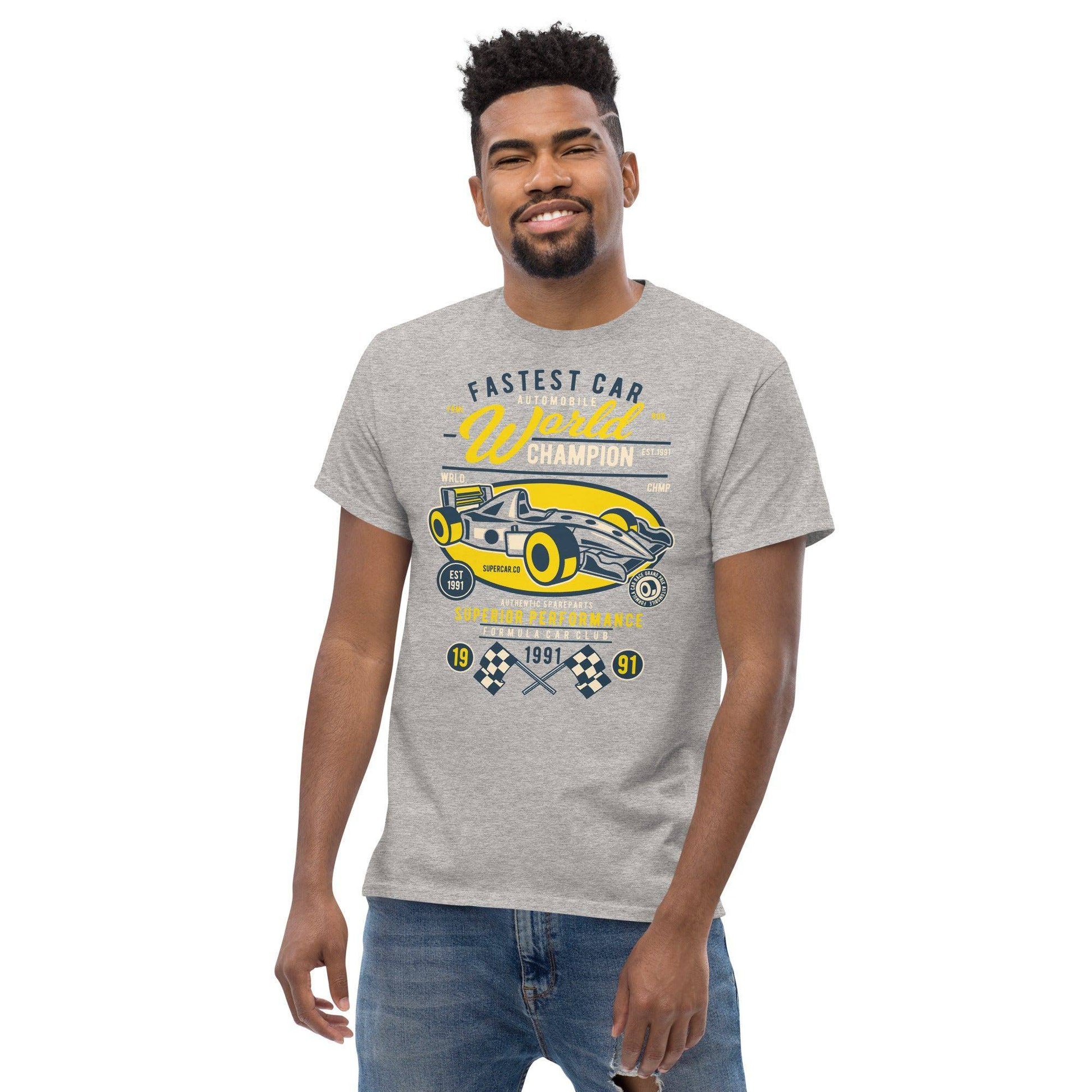 fastest-car-herren-t-shirt-t-shirt-jlr-design-87795 - JLR Design