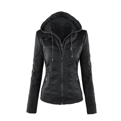 kunstleder-bikerjacke-fur-damen-jacke-jlr-design-12045 - JLR Design