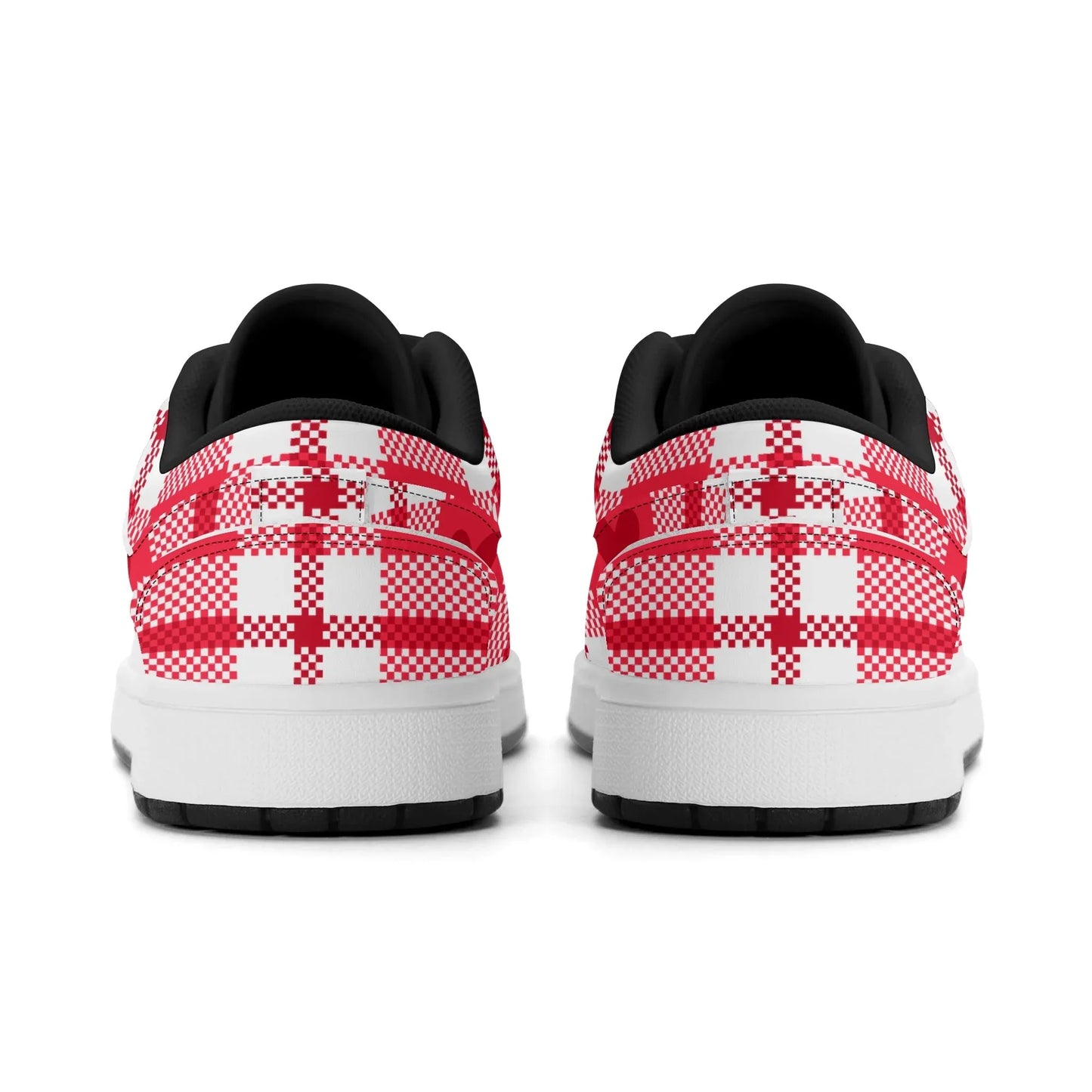 flanell-heart-low-top-leder-sneaker-fur-damen-sneaker-jlr-design-55453 - JLR Design