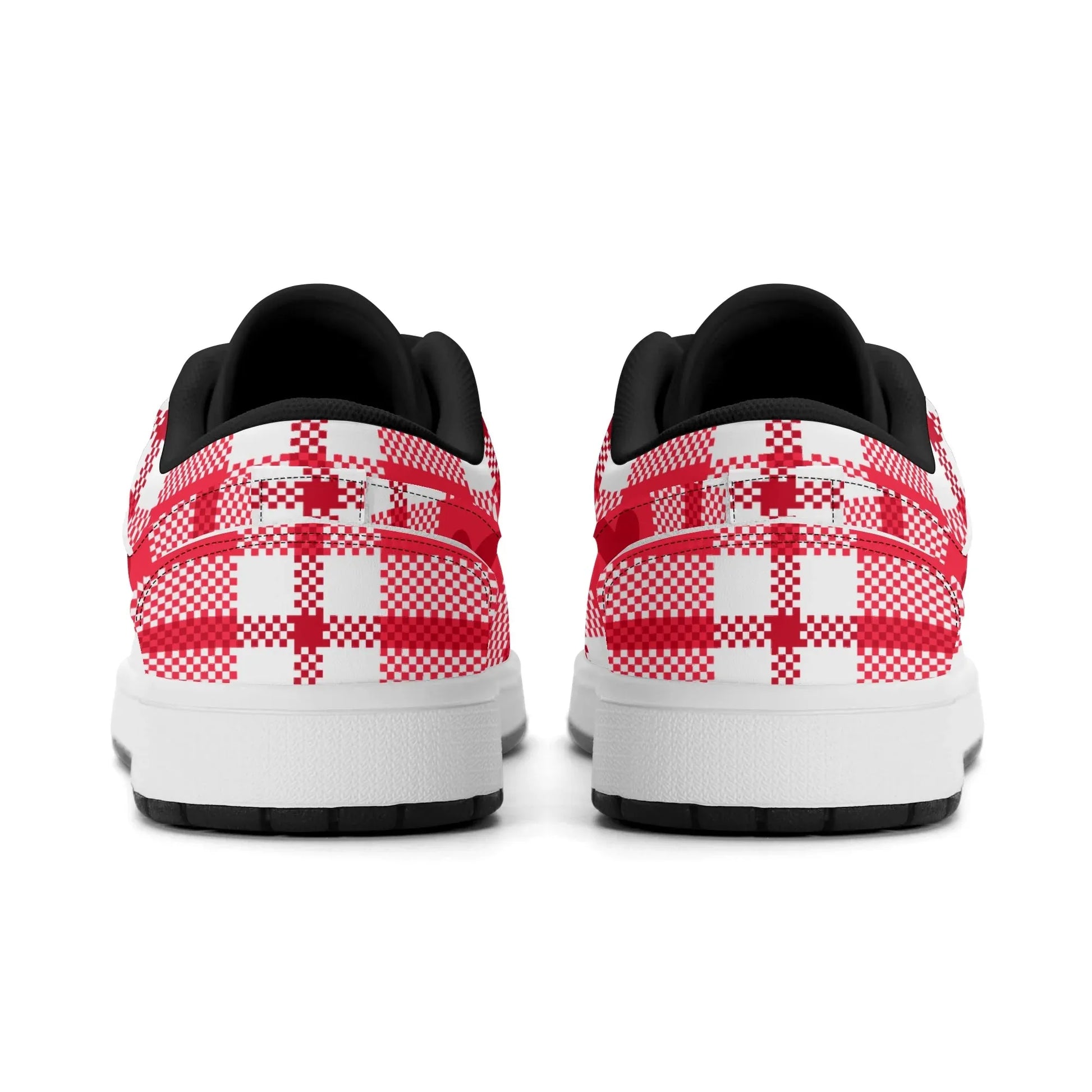 flanell-heart-low-top-leder-sneaker-fur-damen-sneaker-jlr-design-55453 - JLR Design