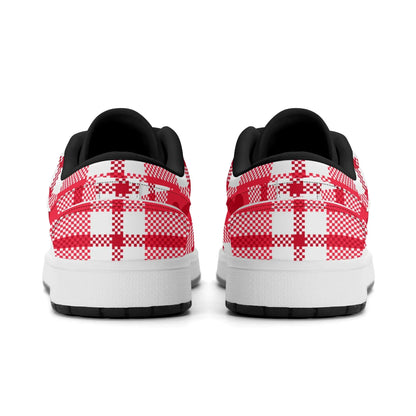 flanell-heart-low-top-leder-sneaker-fur-damen-sneaker-jlr-design-55453 - JLR Design