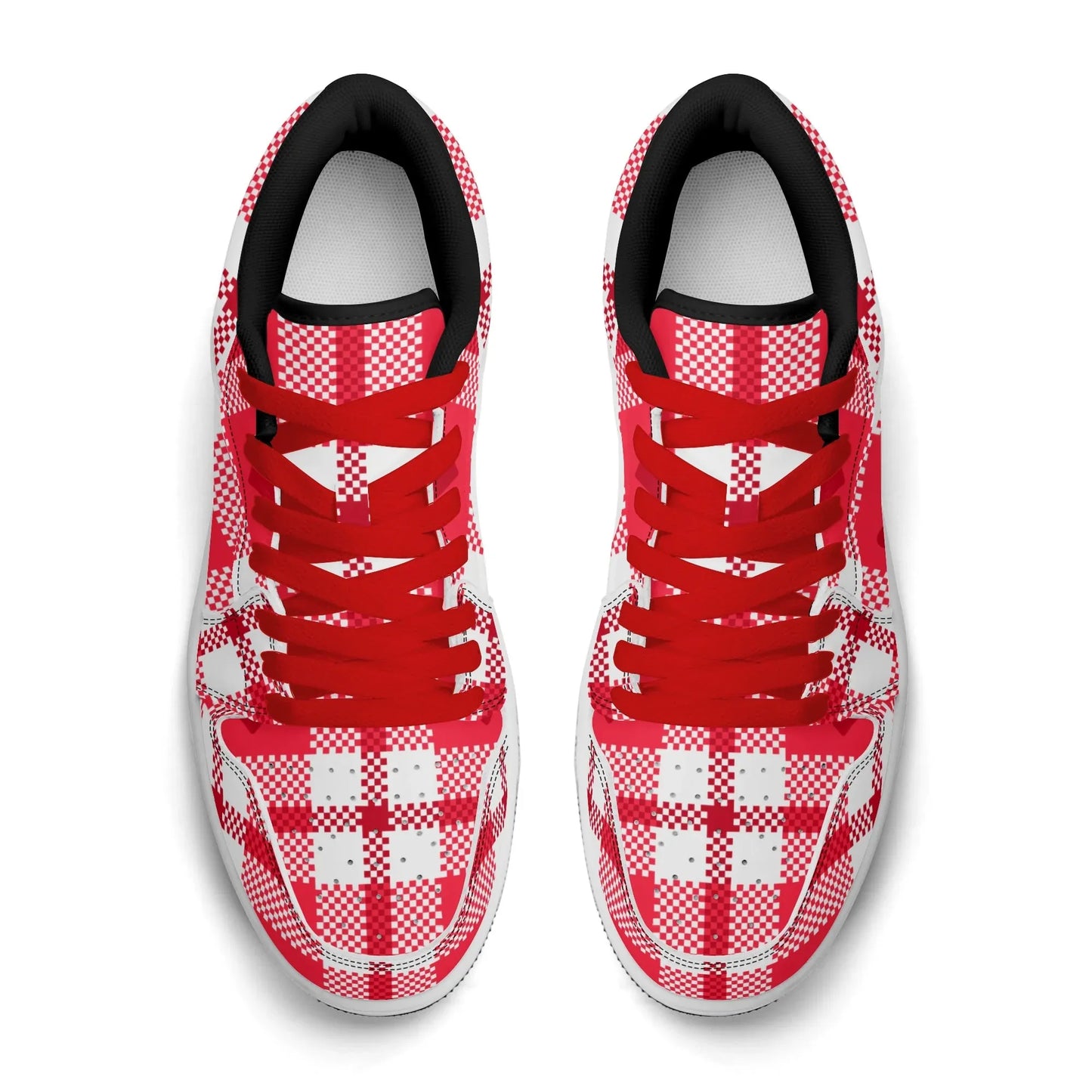 flanell-heart-low-top-leder-sneaker-fur-damen-sneaker-jlr-design-41173 - JLR Design