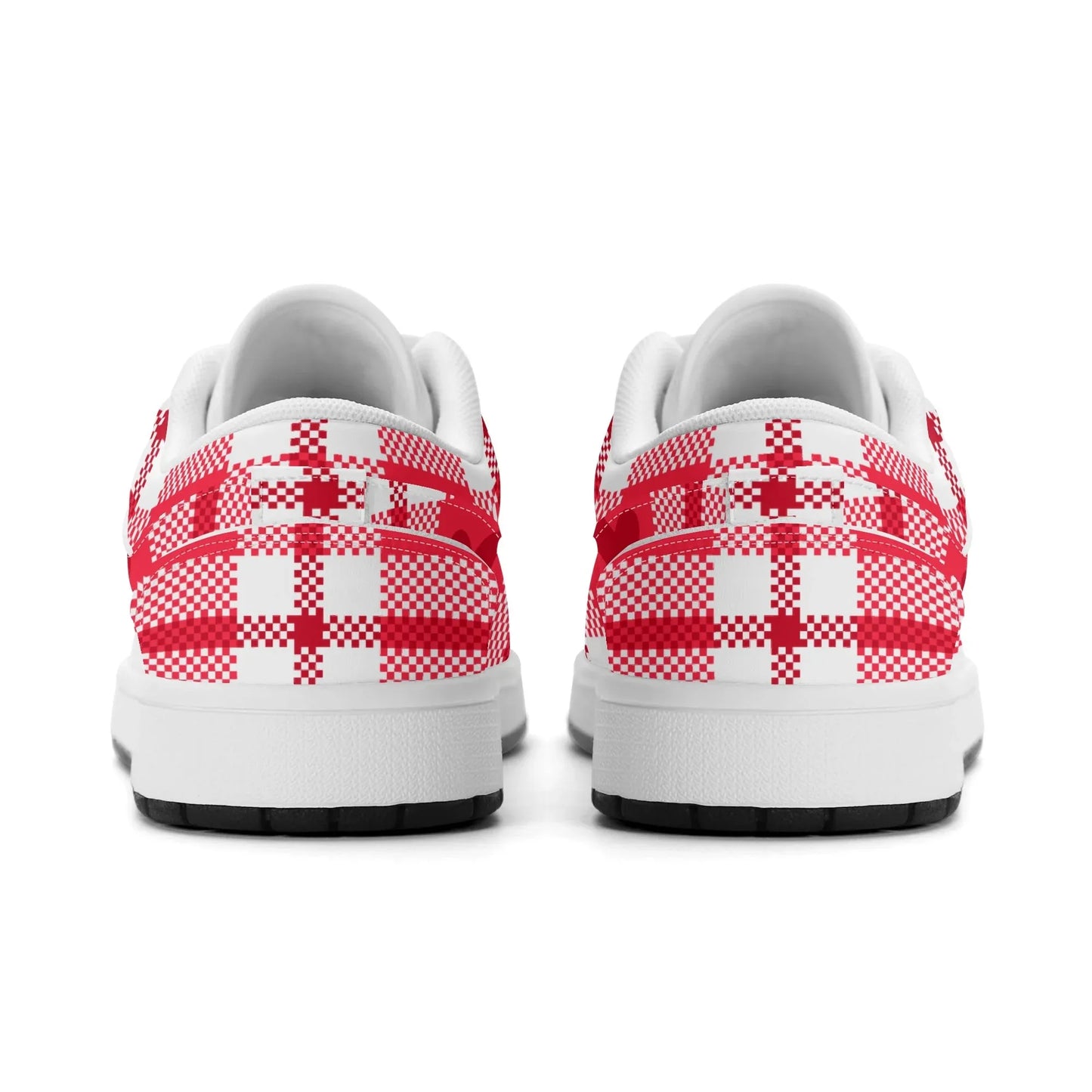 flanell-heart-low-top-leder-sneaker-fur-damen-sneaker-jlr-design-86921 - JLR Design