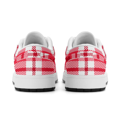 flanell-heart-low-top-leder-sneaker-fur-damen-sneaker-jlr-design-86921 - JLR Design