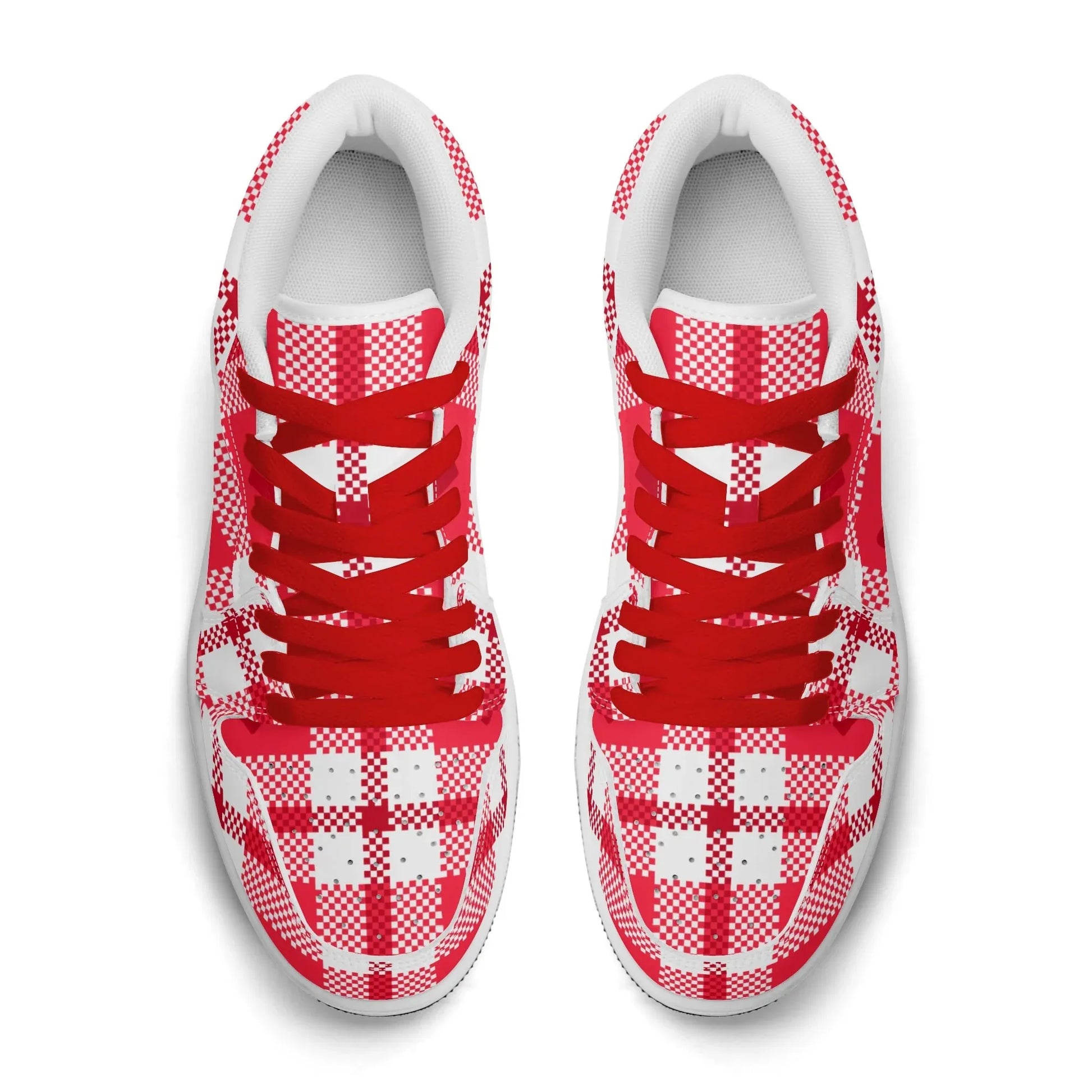 flanell-heart-low-top-leder-sneaker-fur-damen-sneaker-jlr-design-54989 - JLR Design