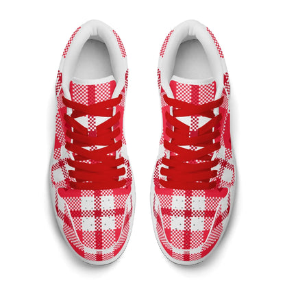 flanell-heart-low-top-leder-sneaker-fur-damen-sneaker-jlr-design-54989 - JLR Design