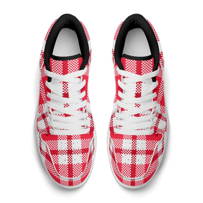 flanell-heart-low-top-leder-sneaker-fur-herren-sneaker-jlr-design-78689 - JLR Design