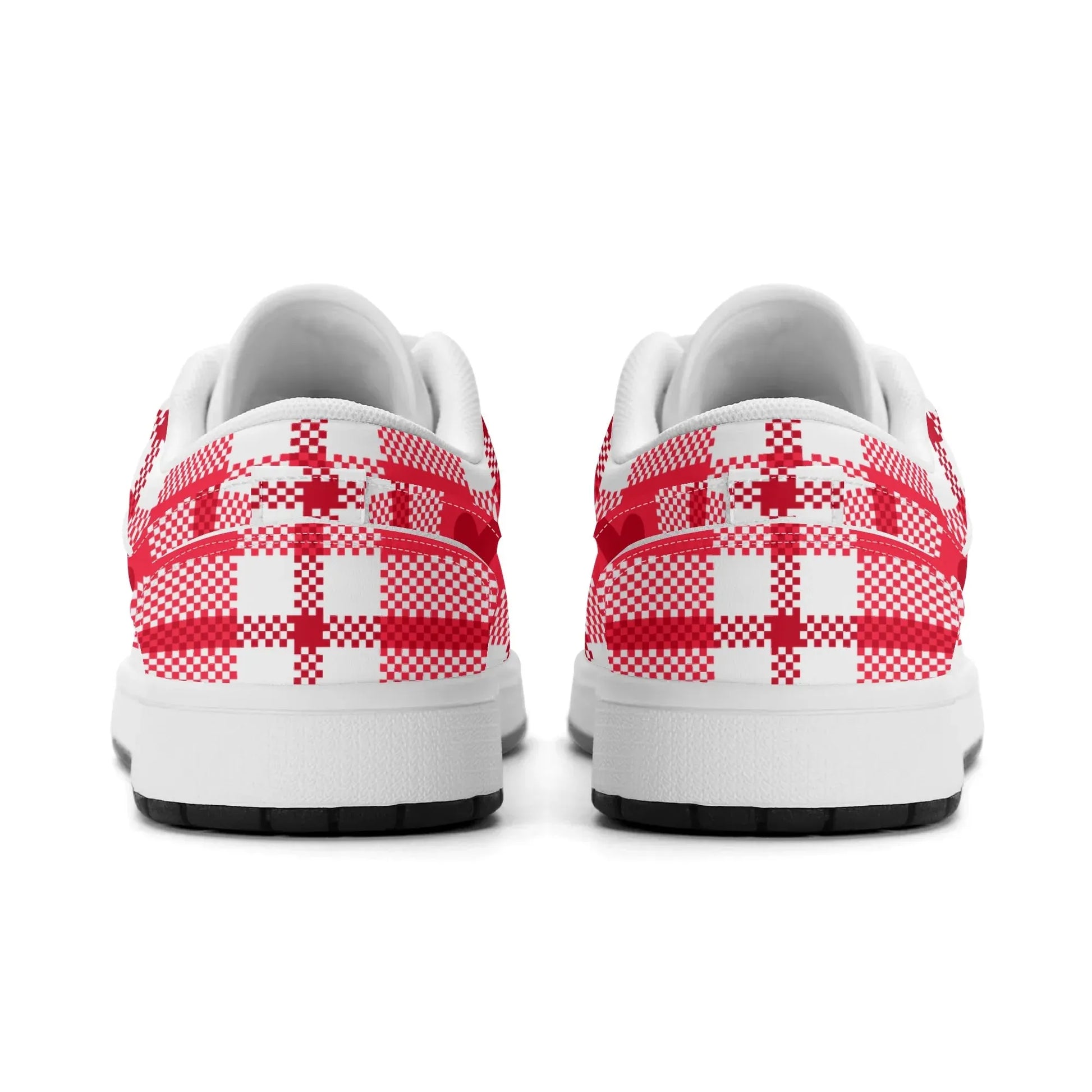 flanell-heart-low-top-leder-sneaker-fur-herren-sneaker-jlr-design-56333 - JLR Design