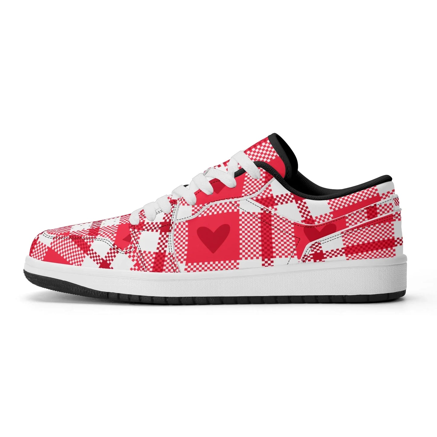flanell-heart-low-top-leder-sneaker-fur-herren-sneaker-jlr-design-18532 - JLR Design